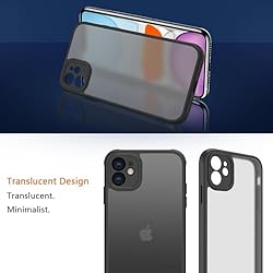 EUMADOVE for iPhone Case Translucent Matte Phone