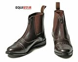 Equistar - Child's Zip Paddock Boot (All Weather) 12 Brown