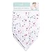 aden by aden + anais Bandana Bib, 100% Cotton Muslin, Soft Absorbent 3 Layers, Adjustable, 8.5” X 16”, 2 Pack, Rainbows