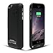 YHhao 3500mAh Portable Cell Phone Battery Charger Case Back Up Power Bank Rechargeable with Stand 4.7 Inches for iPhone 6/6s/SE (Black01)