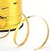 Outus 500 Yard Crimped Curling Ribbon 3/16 Inch Balloon Spool Thin Ribbon for Christmas Balloons String Gift Wrapping Wedding Birthday Party Art Craft Flowers Decoration(Metallic Gold)