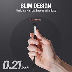 5.5mm Endoscope Camera with Light, Teslong Mechanic