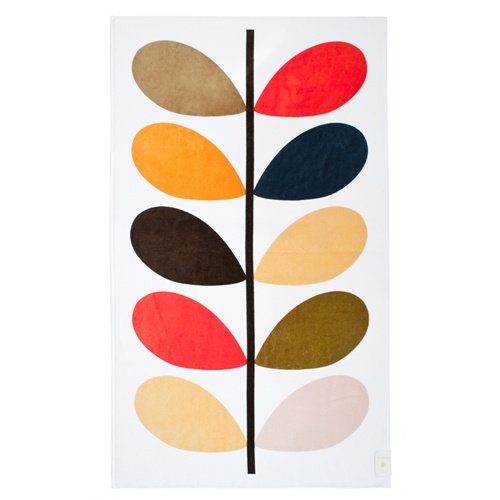 Orla Kiely Multi Stem Beach Towel Amazon.co.uk Kitchen & Home