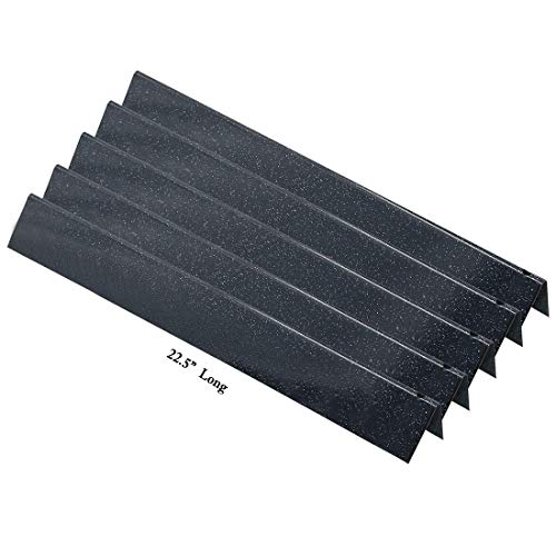 Hisencn 7536 22.5 inch Flavorizer Bars for Weber Spirit 300 310 E310, Porcelain Enameled Flavor Bars Heat Plate for Weber Genesis Gold Silver B/C 7537, 65903 Side-Controls