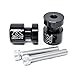 Swingarm Spool Sliders Engraved Frame Sliders Compatible with Suzuki GSXR 600 750 1000 1100 Hayabusa