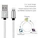 iPhone Charger MFi Certified,Lightning Cable 5Pack 3FT,Nylon Braided Charger to Cable Data Syncing Cord Compatible with iPhone X XS XsMax XR 8 8Plus 7 7Plus 6S 6Splus 6 6Plus Se 5S 5(Silver White)