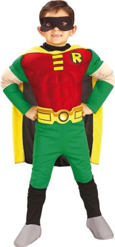 Batman Kinder Muskel Kostum Robin Grosse S 116 Amazon De Spielzeug