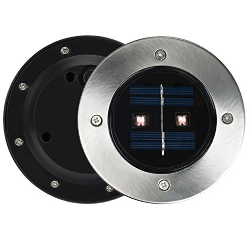 Light, Hatop Solar 2 LED Outdoor Path Light Spot Lamp Yard Garden Lawn Landscape Waterproof Home ...