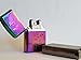 USB Lighter 2 Pack - Dual Arc Electronic Lighter - Electric Plasma Lighter - Tesla Coil Rechargeable Cigarette - Windproof Flameless Butane Free Airport Safe - Perfect Gift FIRELUXOR (Blue, Pink)