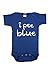 'I Pee Blue' Onesie (3-6 M)