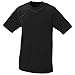 Augusta Sportswear Men's Standard Wicking T-Shirt, Black, Large