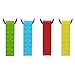 4Pcs Pack of Sensory Chew Necklace, Food-Grade Silicone Chewing Toys Teether Toys for Kids, Boys and Girls with Autism, ADHD, Oral Motor Teething & Biting Needs