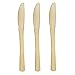 Party Bargains Disposable Plastic Gold Cutlery Set | Durable & Elegant Stylish Polished Gold Cutlery | 80 Forks, 40 Knives, 40 Spoons, Party of 40