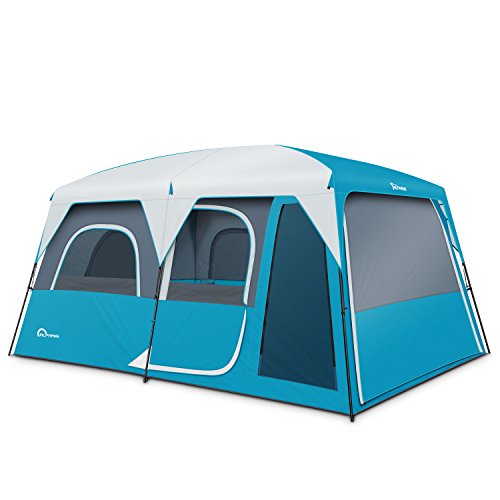 Alprang Family Camping Tent - Easy to Setup, Spacious, and Durable - 9 Person Cabin Tent-Lets You Have Fun with All Your Special Ones