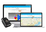 VyncsFleet: GPS Tracker No Monthly Fee, OBD, Real Time 3G Fleet Car/Truck Tracking, Free 1 Year Data Plan, Trips, Vehicle Diagnostics, Driver Safety Alerts, Fuel Report, Emission Report (Black)