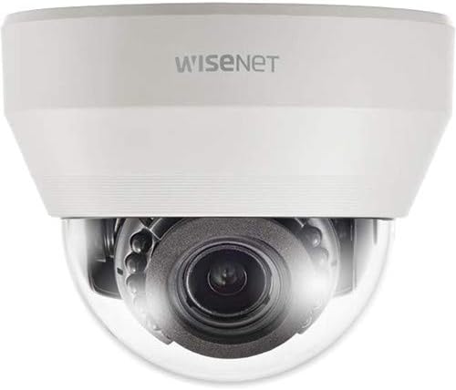 Hanwha TechwinHCD-6080R HD+ 2MP Analog HD Dome Camera with Night Vision & 3.2~10mm(3.2X) Motorized Varifocal. BNC Connetion