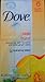 Dove Go Fresh Burst Beauty Bars, Nectarine and White Ginger Scent, 6 Pack (Pack of 3)