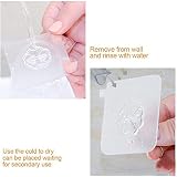 AOMEES Adhesive Hooks Heavy Duty 8kg 12pcs Self Adhesive Wall Hooks view 6