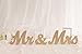 Huihuiyang Vintage Style Wooden Mr & Mrs Letters Sign DIY Decor for Wedding Decoration Table Decor Wedding