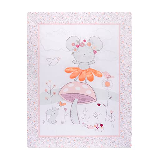 Sammy Lou Dancing Mouse 4-Piece Baby Nursery Crib Bedding Set