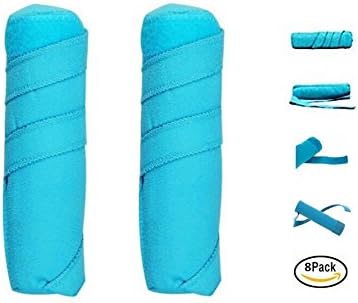 Sleep Hair Roller 8 Pack ,Large 6 Inch Absorbent Heat Sleep Nighttime Styler Curlers, Curl Your Hair Without Damaging it, Includes Rollers for Long Thick or Curly Hair
