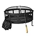 Sunnydaze 30 Inch Bravado Mesh Wood Burning Fire Pit with Spark Screen