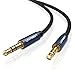UGREEN 3.5mm Adudio Cable, Stereo Auxiliary AUX Cord Gold-Plated Male to Male Braided Cable for Car, Home Stereos, Headphone, Speaker, MP3, Compatible with Beats, iPhone, iPod, iPad, Sony (Blue, 3ft)