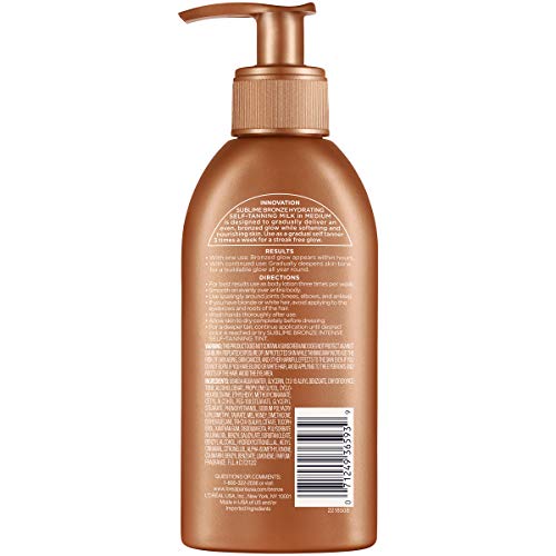 L'Oreal Paris Sublime Bronze Hydrating Self-Tanning Milk Medium 5.5 fl. oz.