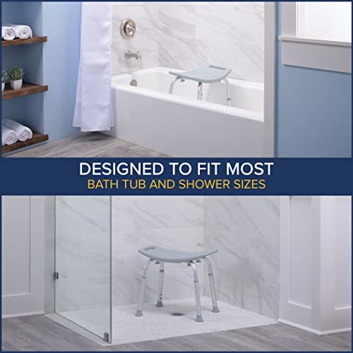 Drive Medical RTL12203KDR Shower Bench Seat, Gray Pricepulse