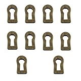 Ruiwaer 10PCS Antique Bronze Tone Keyhole Cover