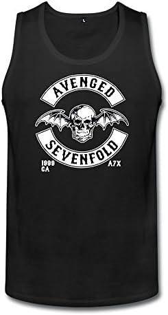 Xxfz Men's Avenged Sevenfold M. Shadows Band Music Black Large Tank Top Shirts
