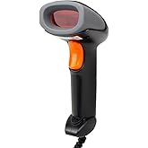 YANZEO Wired USB CCD Handheld Barcode Scanner for Shop Warehouse | 1D CCD wired scanner; USB plug and play; fast accurate scanning; suitable for supermarket, warehouse &amp; retail store