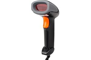 YANZEO Handheld USB Barcode Scanner, Wired CCD Bar Code Reader Plug and Play Fast & Accurate Scanning for for Store, Warehouse, Supermarket