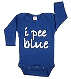 'I Pee Blue' Onesie (12-18 M)