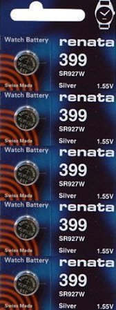 399 Watch battery - Strip of 5 Batteries