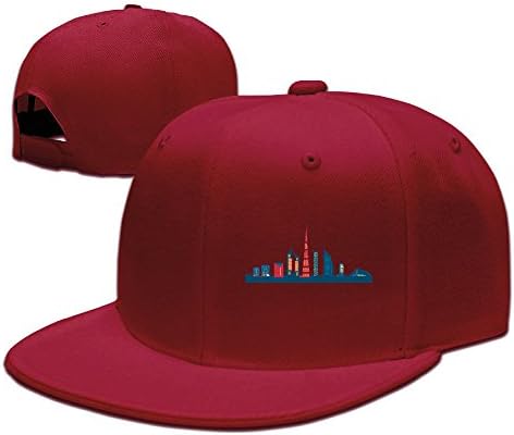 2016 Popular Dubai City Skyline Silhouette Logo Plain Caps Baseball Caps Cool