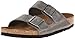 Birkenstock Arizona Sandal,Iron Oiled Leather,38 M EU/7-7.5 B(M) US Women
