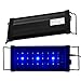 KZKR LED Aquarium Hood Lighting Fish Tank Light Blue and White Light 12-18 inch