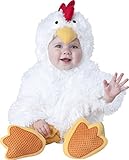 InCharacter Baby's Cluckin' Cutie Chicken Costume, White, Medium