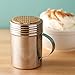 (Set of 2) 10 Ounce Stainless Steel Dredge with Handle, Metallic