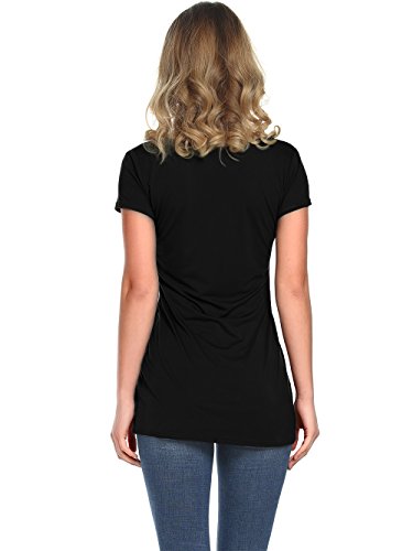 2 Amoretu+Womens+Sleeve+Cotton+T+Shirts