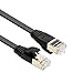 Cat7 Ethernet Cable 10FT 5 Pack, ShineKee 10 Gigabit 600Mhz Multi Color Intelart Cat-7 Flat RJ45 Computer Internet LAN Network Ethernet Patch Cable Cord