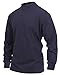 Rothco Mock Turtleneck Long Sleeve Mock Turtleneck Basic Solid Pullover Undershirt, Midnight Navy Blue, X-Large