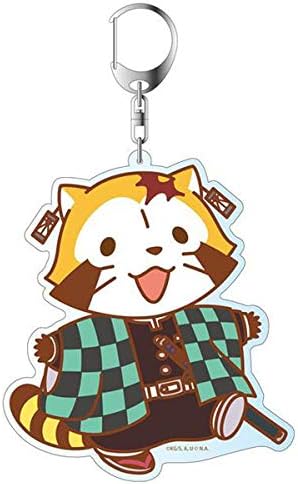 Amazon 鬼滅の刃 あらいぐまラスカル デカキーホルダー 竈門炭治郎 ラスカルｖｅｒ アニメ 萌えグッズ 通販