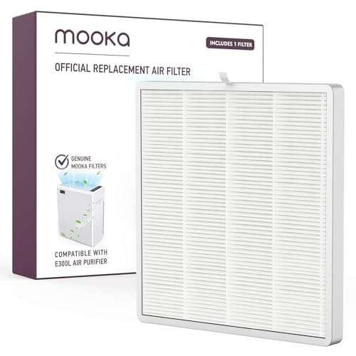 Official H13 Replacement Filter Compatible with MOOKA and MOOKA FAMILY E-300L Air Purifiers