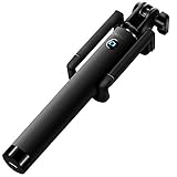 ActionPie Selfie Stick Monopod Extendable with built-in Wireless Bluetooth Remote Shutter for iPhone 6/6s Plus iPhone 5S Samsung Galaxy S6 edge note5 S5 Android (Black)
