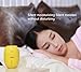 Glisteny Cool Mist Humidifier, 180ml Car Air Humidifiers USB Charge 4 Hours Auto Shut-off, Portable Lemon Shape Super Quiet Operation Bedroom Purifier for Office Home Study Yoga
