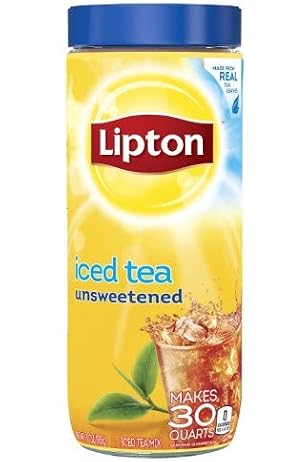 Lipton Unsweetened Iced Tea, Mix, 30 qt 