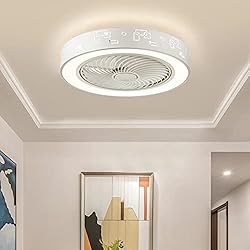 VPchoice Low Profile Ceiling Fan with Light Modern