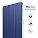 MoKo Case Fit iPad Pro 12.9 2017/2015 - Slim Lightweight Smart Shell Stand Cover with Translucent Frosted Back Protector Fit Apple iPad Pro 12.9 Inch 2017&2015, Navy Blue (with Auto Wake/Sleep)